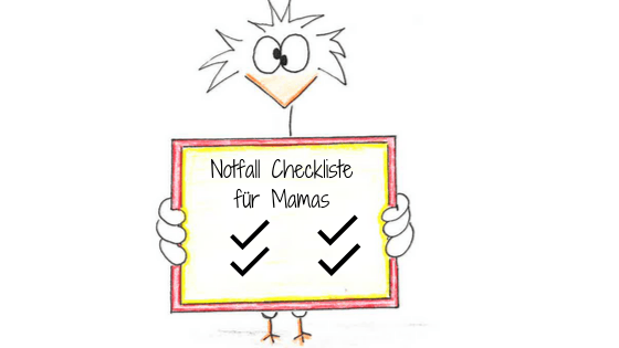 Notfall Checkliste